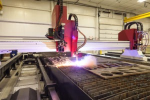 PA plasma cutting service in action